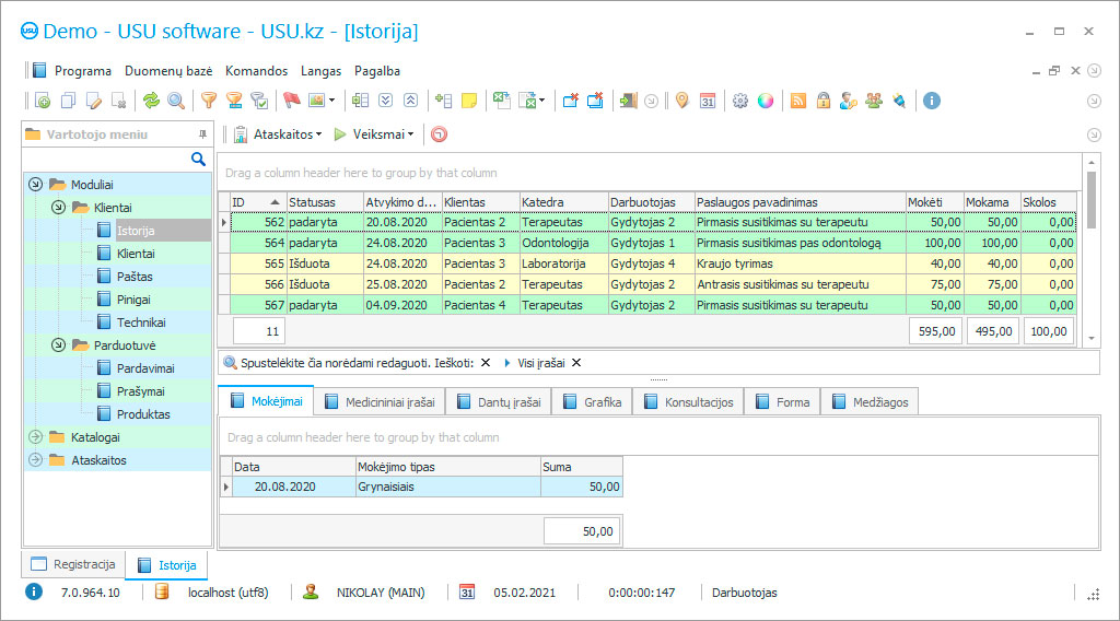 Medicinos centro programa
