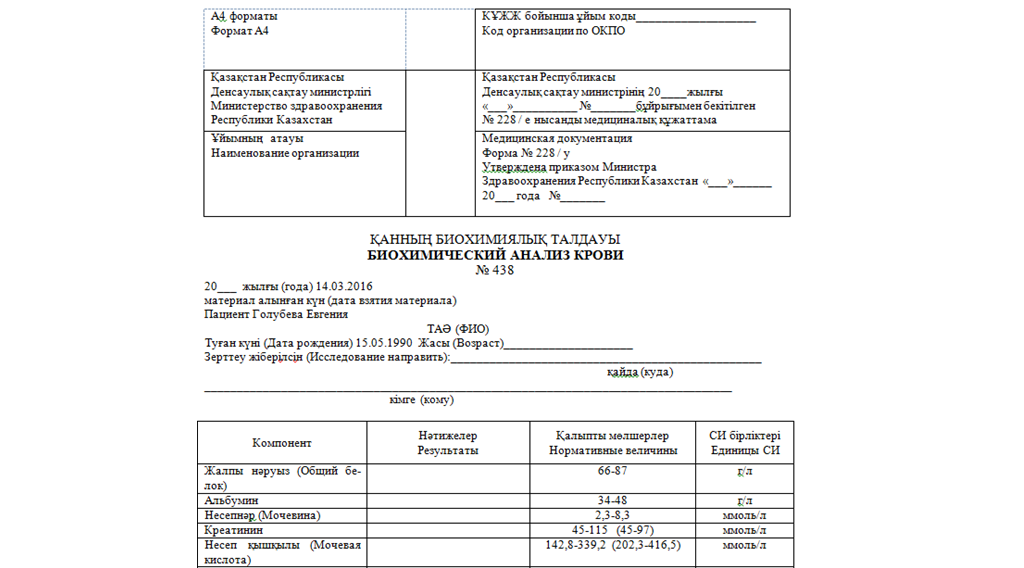 Система медицинского центра с настройкой форм