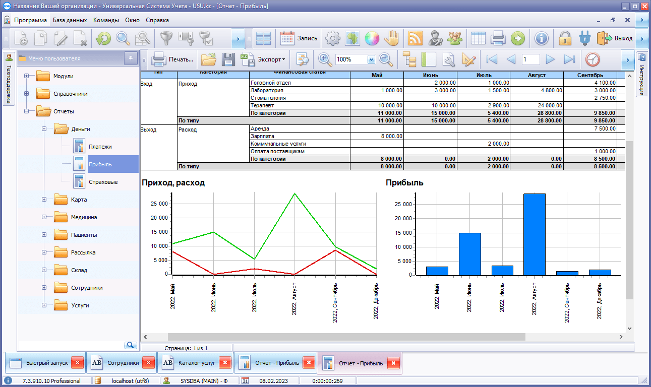 Программа для ведения учета расходов и доходов